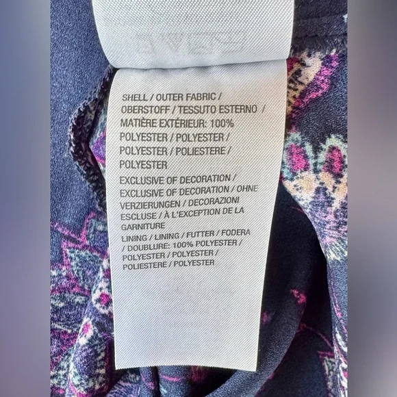 Belle by Kim Gravel Flutter Sleeve Floral Blouse - Size 3X - Picture 12 of 15